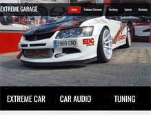 Tablet Screenshot of extremegarage.es